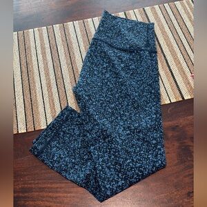 Lululemon Athletica Blue Patterned Leggings